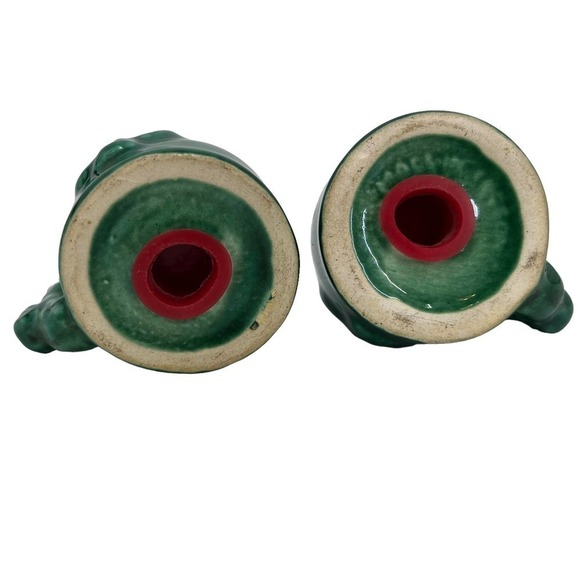 Vintage Salt & Pepper Shakers Arizona Cactus Green Saguaro Collectable - Picture 5 of 5